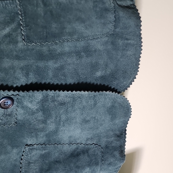 Worth  leather jacket Dark real color size 8 - Picture 5 of 6